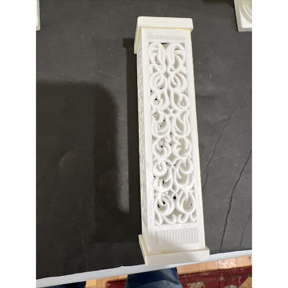 Wedding Cake Decor Mix Lot Roman Columns Topper Decorating White Grecian Pillars - Picture 10 of 16